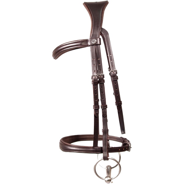 Bride Avec Cavesson Henry James HJ-BR-01 - Marron